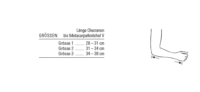 BORT KubiFX lang Ellenbogen-Orthese