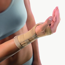[103300] BORT Handgelenkstütze mit Alu-Schiene (Medianus-Schiene) beige (xsmall - 15cm, links)